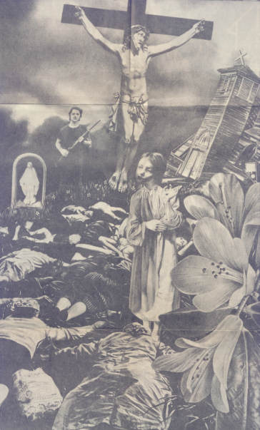 'Reality Asylum' foldout poster (artwork by G) (DC Collection)