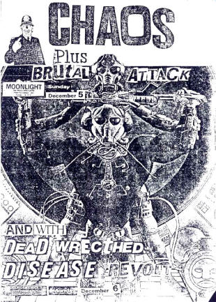 DISEASE flyer (Mike Clarke)