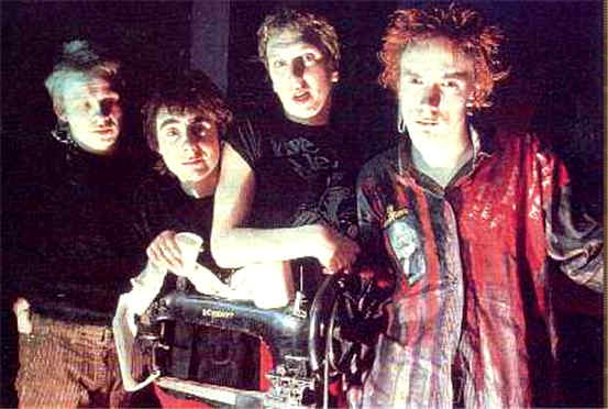 The crude Sex Pistols in 1976 (DC Collection)