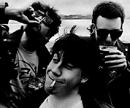 The Beater, Muttley McLad and Stez Styx London March 1986 (DC Archives)