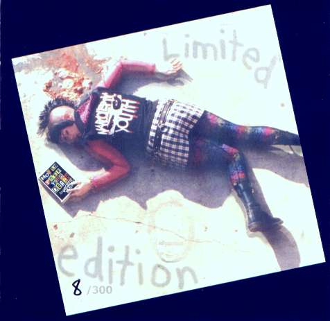 Nina Michelle on the albums front cover practising for real life!