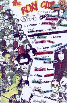 The Roxys March '77 Line-up (DC Collection)