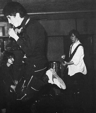 Andy reaching for the sky (Punk Rocker archives)