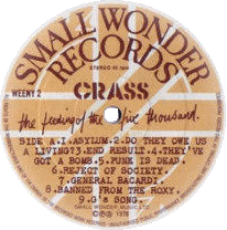 CRASS on Small Wonder Records 1978 (DC Collection)